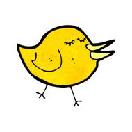 cartoon little bird N38