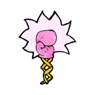 cartoon joke boxing glove N10