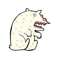 Cartoon Polar Bear N139