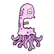 Cartoon Jellyfish N124