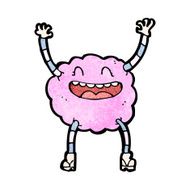 cartoon cloud monster N34