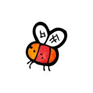 Cartoon Bee N178