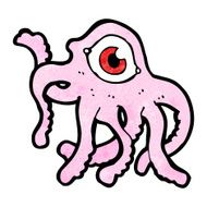 Cartoon Octopus N139
