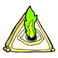 all seeing eye cartoon N3