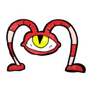 cartoon crazy monster N50