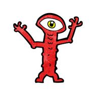 cartoon crazy monster N52