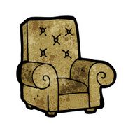 cartoon leather chair N2
