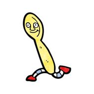 Cartoon Running Spoon N3