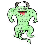 cartoon crazy monster N57