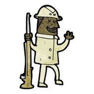 safari hunter cartoon N2