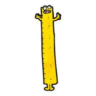 measuring ruler cartoon character N5
