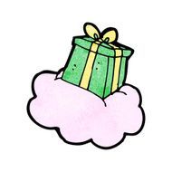 present on cloud cartoon N2