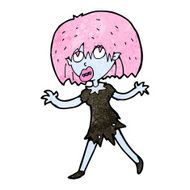 Cartoon Vampire Girl N363