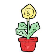 cartoon flower N643