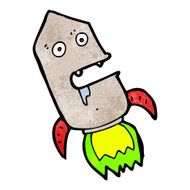 Cartoon Rocket N73