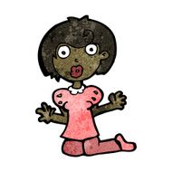 cartoon medieval girl N4