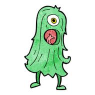 Cartoon Hairy Monster N42