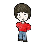 cartoon whistling boy N24