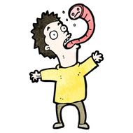 cartoon man with parasite N4