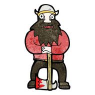 cartoon medieval viking N2