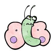 Cartoon Butterfly N137