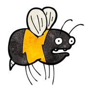 cartoon fat bumble bee N7