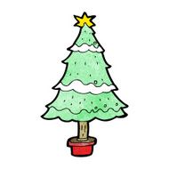 Cartoon Christmas Tree N73