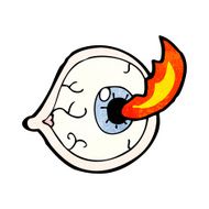 spooky flaming eye symbol N2