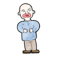 cartoon confused man N83