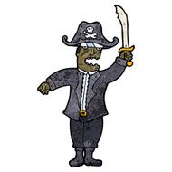 Cartoon Pirate Captain N63