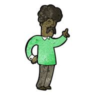 cartoon man explaining his point of view N2