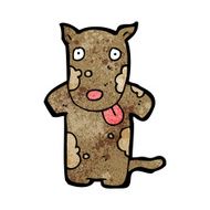 cartoon little dog N150