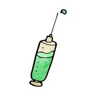 cartoon medical needle N27