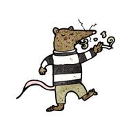 cartoon rat smoking cigarette