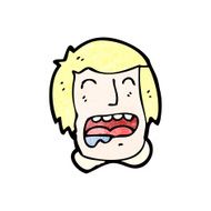 cartoon drooling man N4