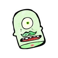 cartoon cyclops head N8