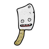 Cartoon Meat Cleaver N24