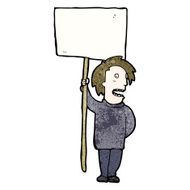 cartoon man with sign N2