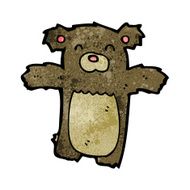 cartoon teddy bear N491