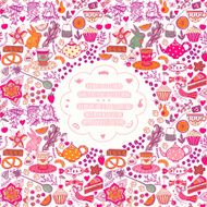 Abstract background doodle pattern N18
