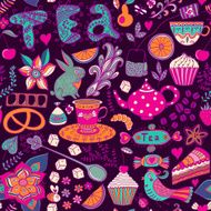 Abstract background doodle pattern N24