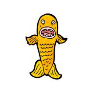 Funny cartoon fish N15