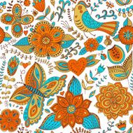 Abstract background doodle pattern N25