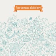 Abstract background doodle pattern N29
