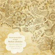 Abstract background doodle pattern N44