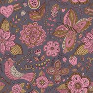 Abstract background doodle pattern N45