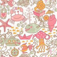 Abstract background doodle pattern N63