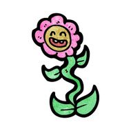 cartoon flower N646