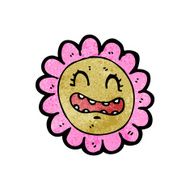 happy cartoon flower N2