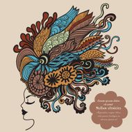 Abstract background doodle pattern N70